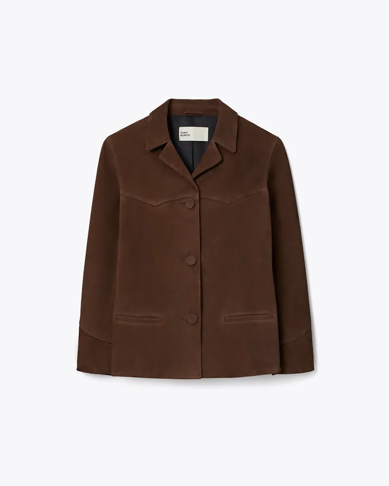 Tory Burch Wildlederjacke Light