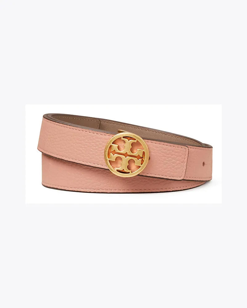 Tory Burch 2,5 cm Breiter Wendegürtel Mit Doppel-T Pink