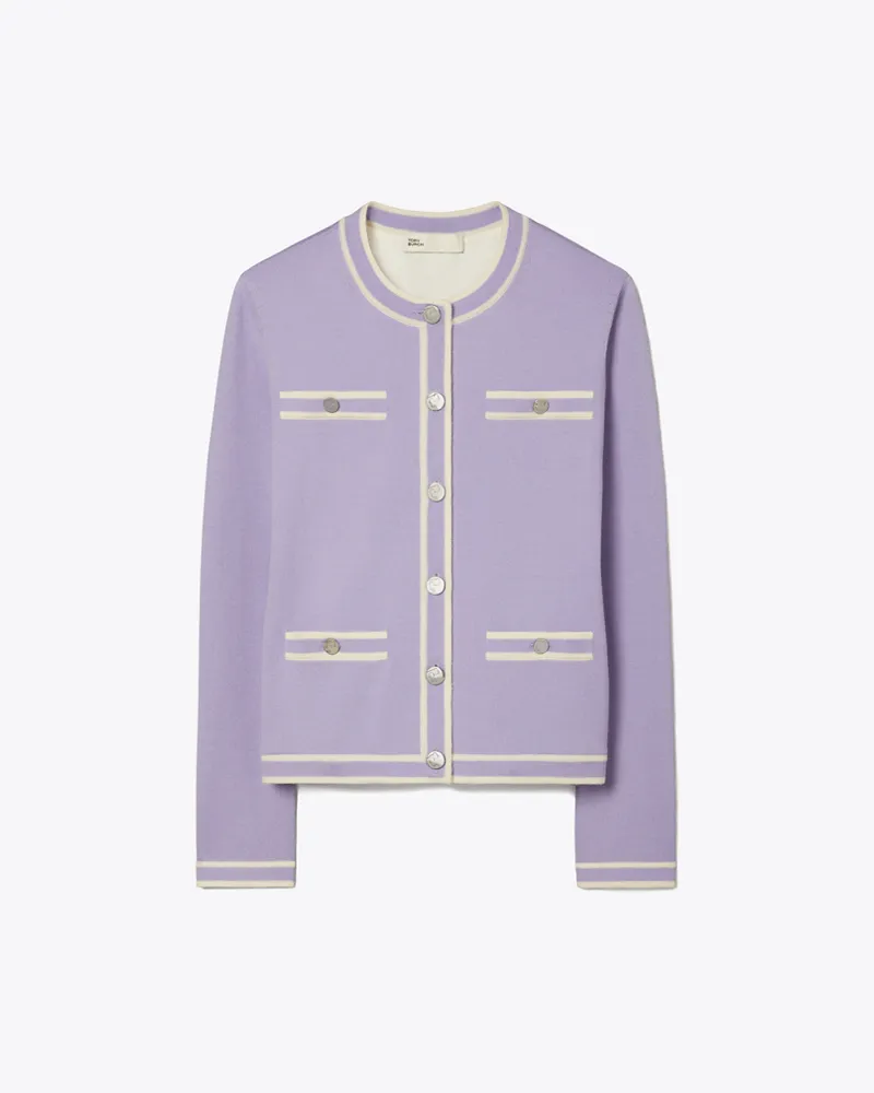 Tory Burch Damen Kendra Cardigan Crisp