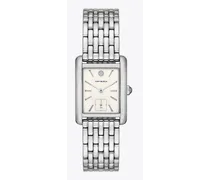 Eleanor Watch, Silver-Tone Stainless Steel