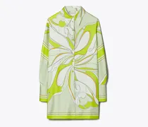 Damen Bedruckte Tunika aus Seide