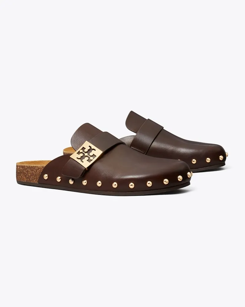 Tory Burch Mellow Pantolette mit Nieten Deep