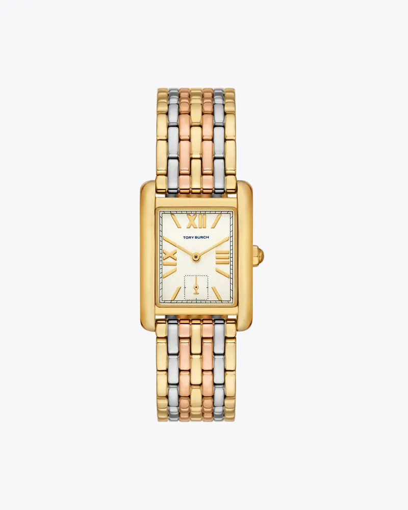 Tory Burch Damen Eleanor Watch Ivory