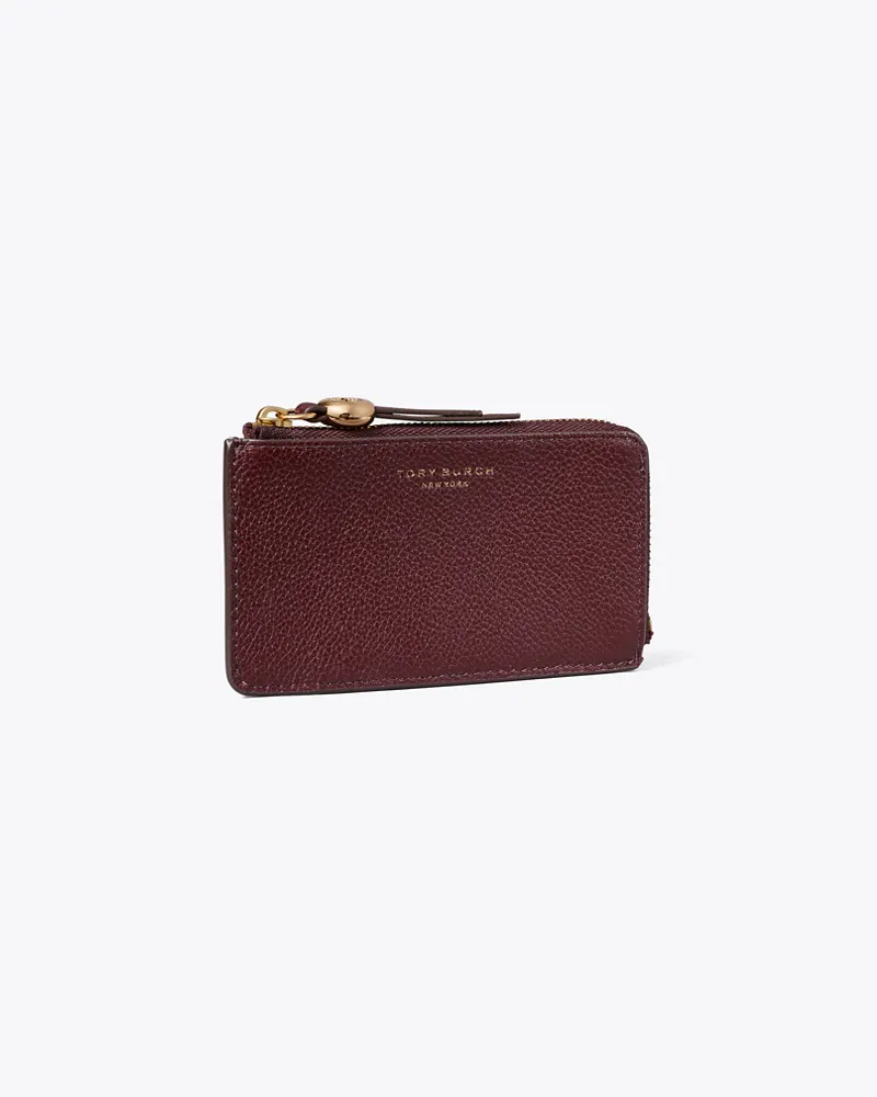 Tory Burch Romy Kartenetui mit Reißverschluss Dark