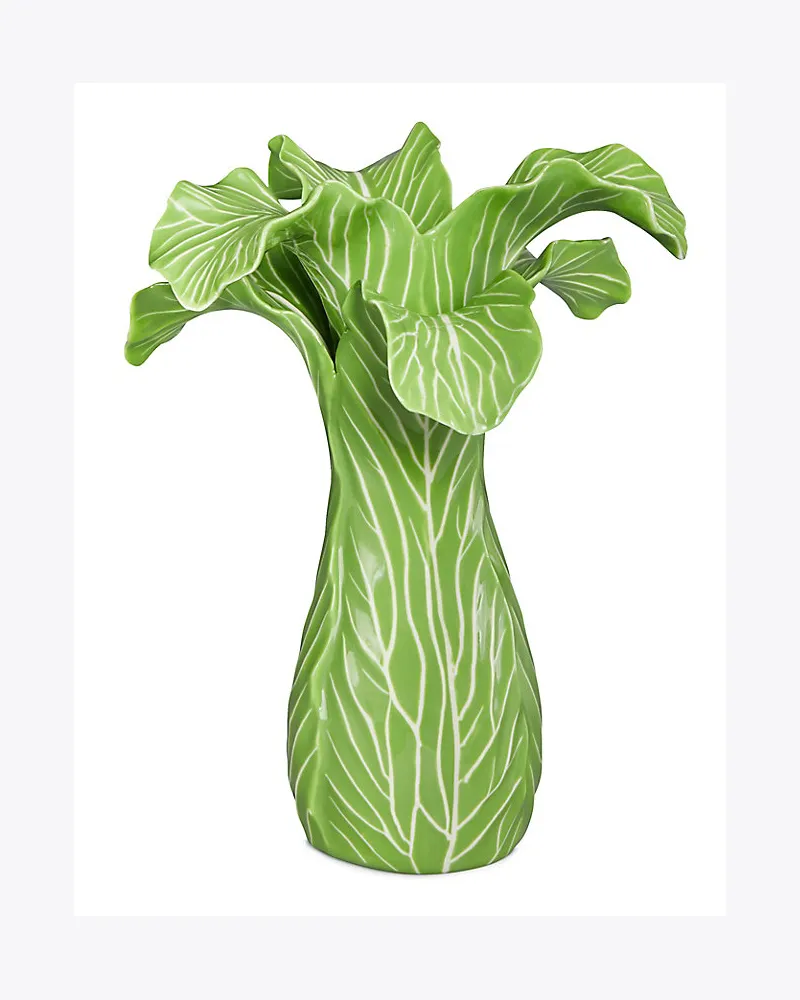 Tory Burch Lettuce Ware Candlestick, Set Of 2 