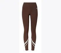 Federleichte Chevron-Leggings Mit Hohem Bund