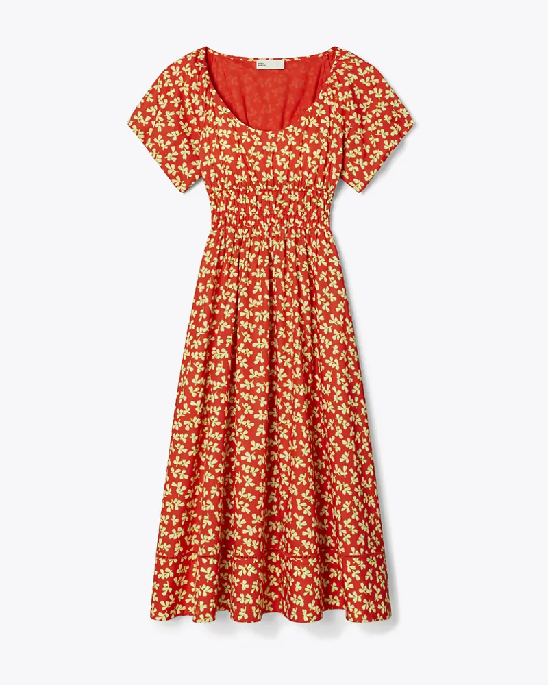 Tory Burch Damen Scoop-Neck Dress Red