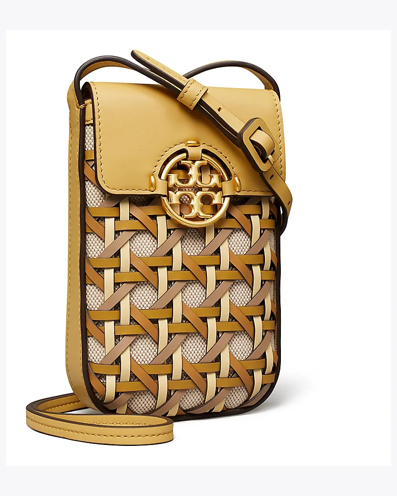 Tory Burch Miller Crossbody Bag Aus Korbgeflecht Für Smartphones 