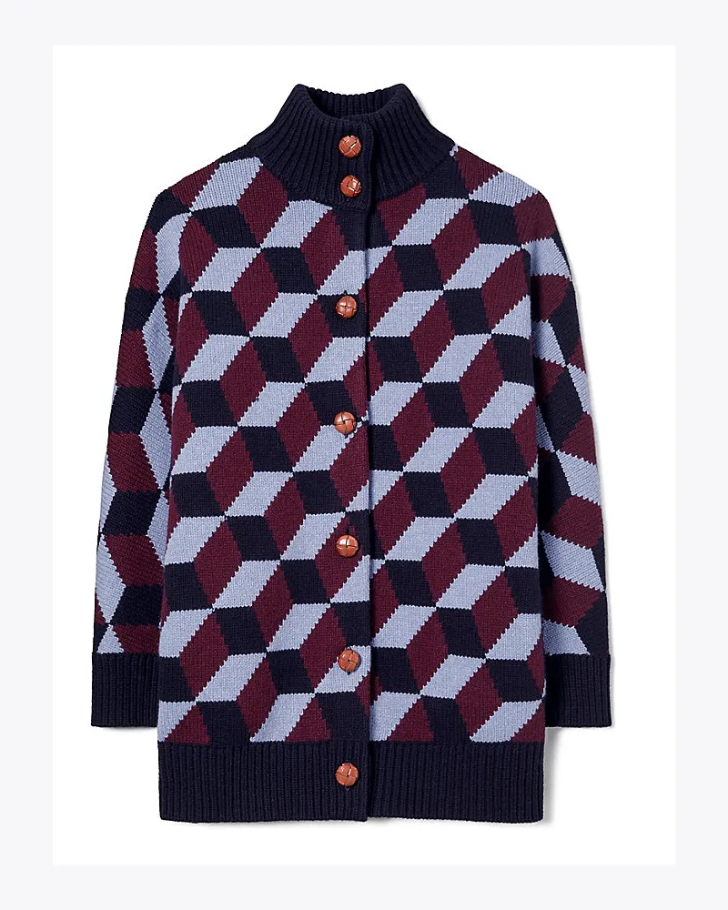 Tory Burch Pullovermantel Mit Chevron-Streifen Tory