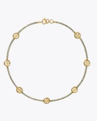 Tory Burch Miller Pavé Necklace Tory