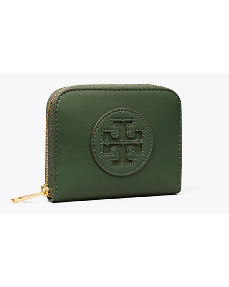 Tory Burch Small Ella Bio Zip Wallet Basil