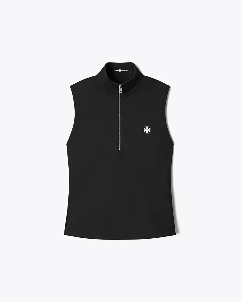 Tory Burch Damen Kompressionstop mit Reißverschluss Sport
