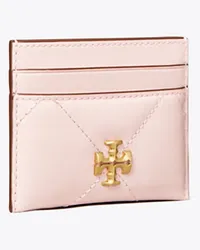 Tory Burch Kira Diamond Quilt Card Case Rose