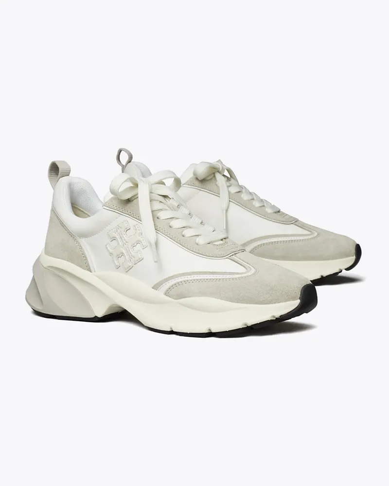 Tory Burch Damen Good Luck Trainer Bianco
