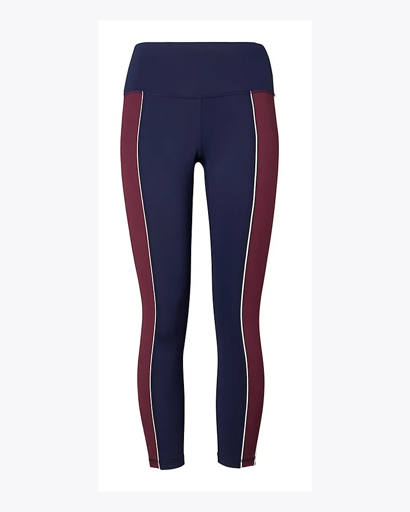 Tory Sport Weightless 7/8-Leggings Mit Hohem Bund Und Paspeln Tory