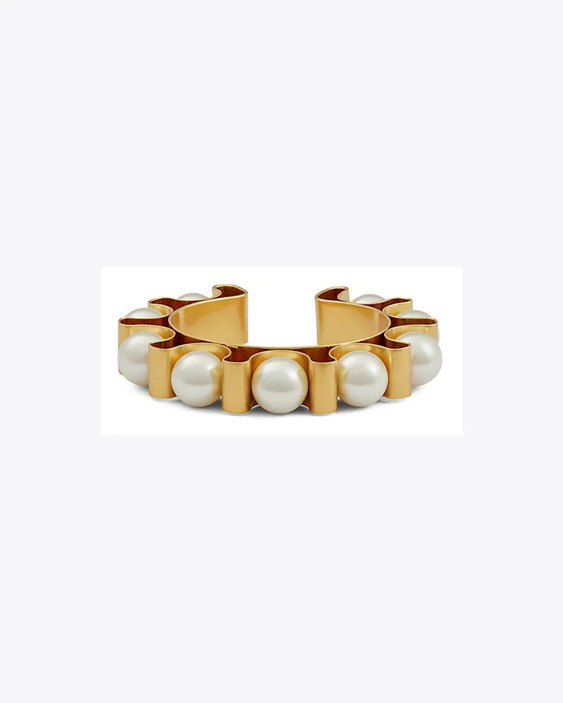 Tory Burch Armspange Mit Geriffelten Perlen 