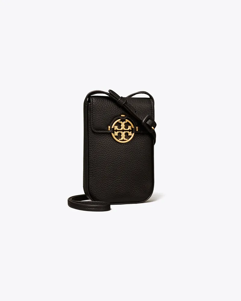 Tory Burch Damen Miller Crossbody Bag fürs Smartphone in Schwarz Black