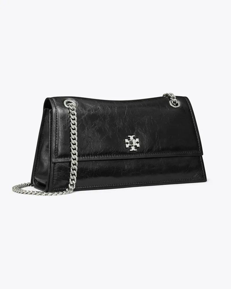 Tory Burch Damen Kira Schultertasche mit Drehverschluss Black