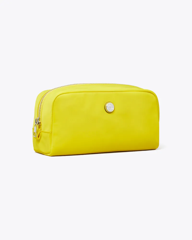Tory Burch Mittelgroßes Kosmetiketui mit Twist-Effekt Yellow