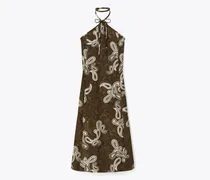 Damen Neckholder-Kleid aus Satin