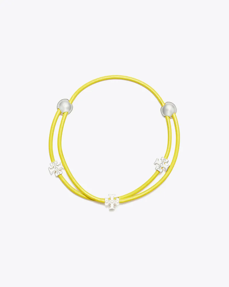 Tory Burch Damen Icon Multi-Wrap Slider Bracelet Light