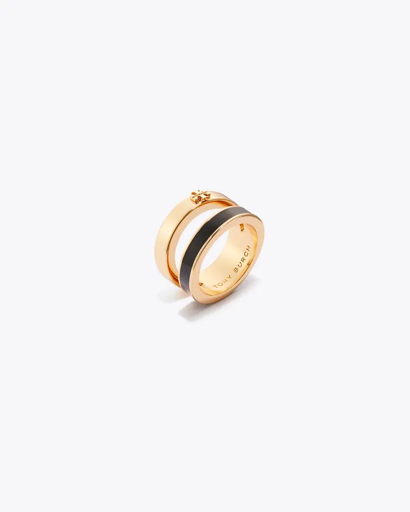 Tory Burch Icon Doppelring aus Emaille Tory