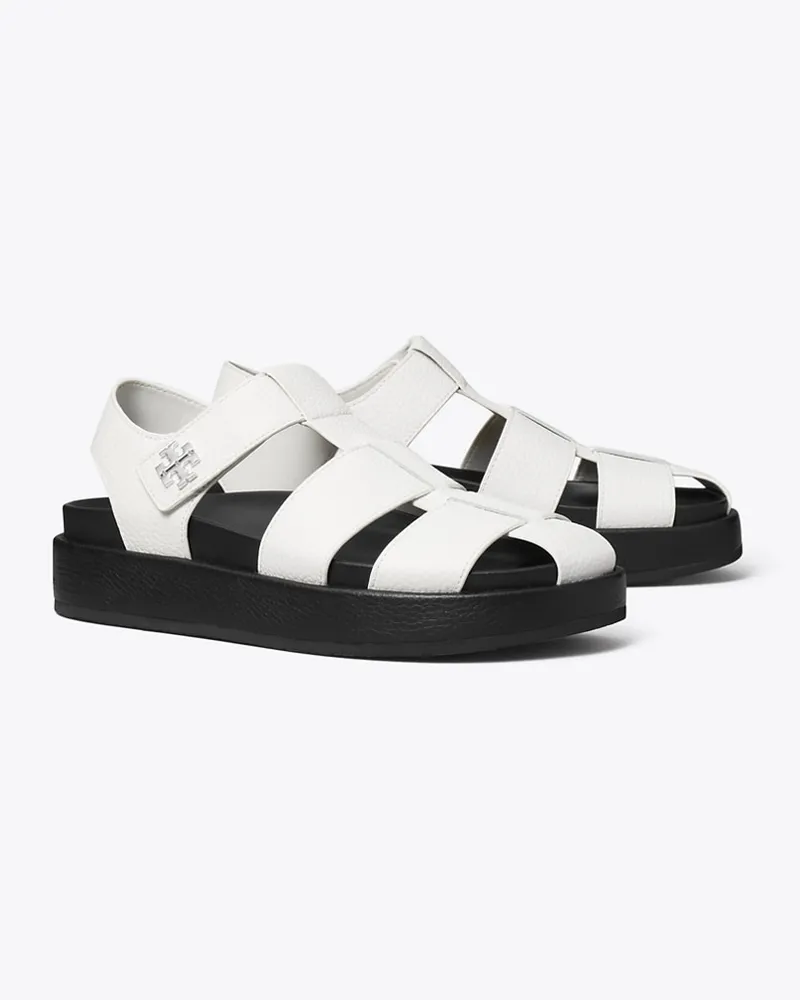 Tory Burch Damen Kira Sport Fisherman Sandal White
