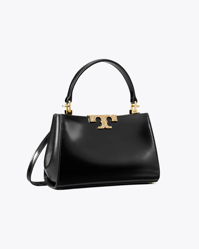 Tory Burch Damen Mini Eleanor Pavé Satchel Black