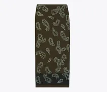 Damen Embellished Viscose Skirt