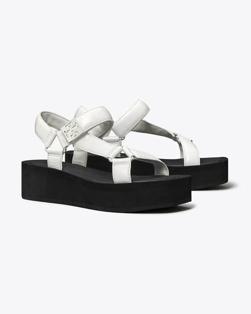 Tory Burch Damen Mellow Plateau-Sandale Optic