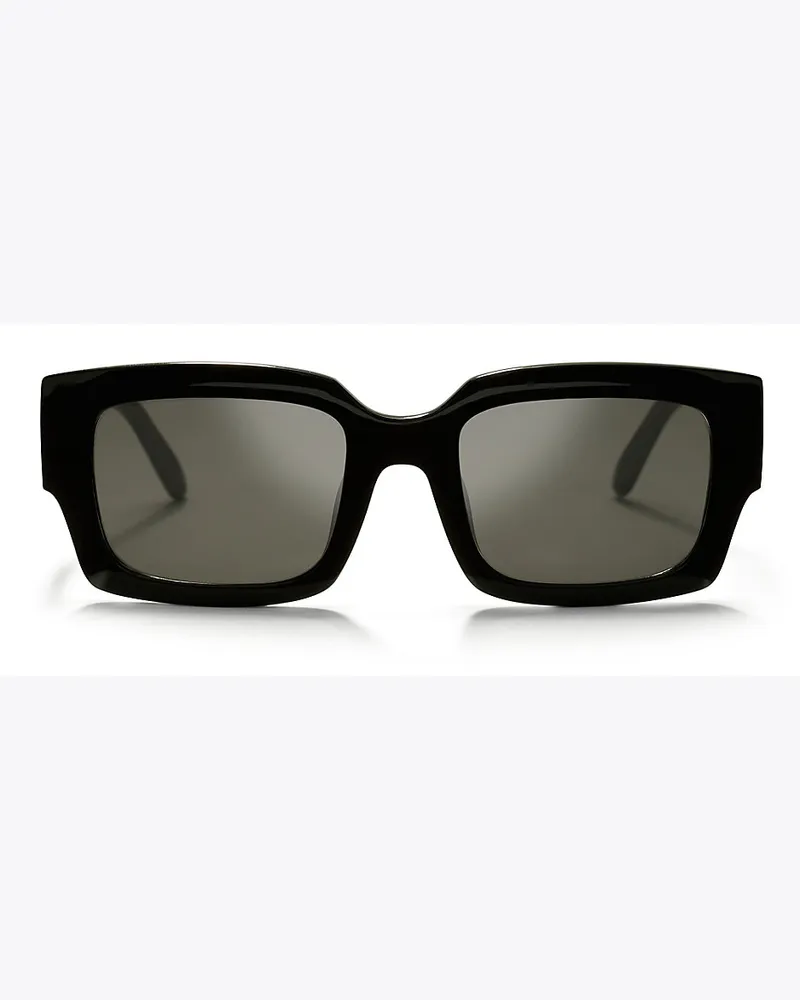 Tory Burch Recycled Rectangular Sunglasses Black