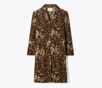 Damen Mantel aus Baumwollsamt