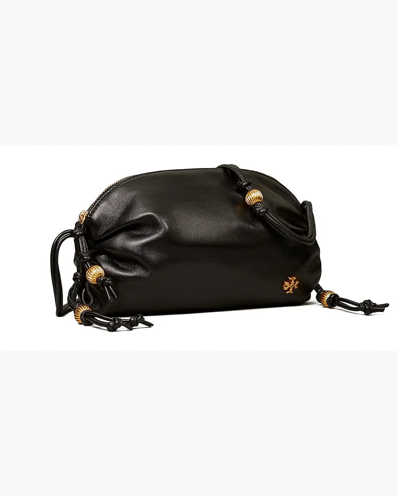 Tory Burch Weiche Mini Crossbody Bag Mit Perlenbesetztem Trageriemen 