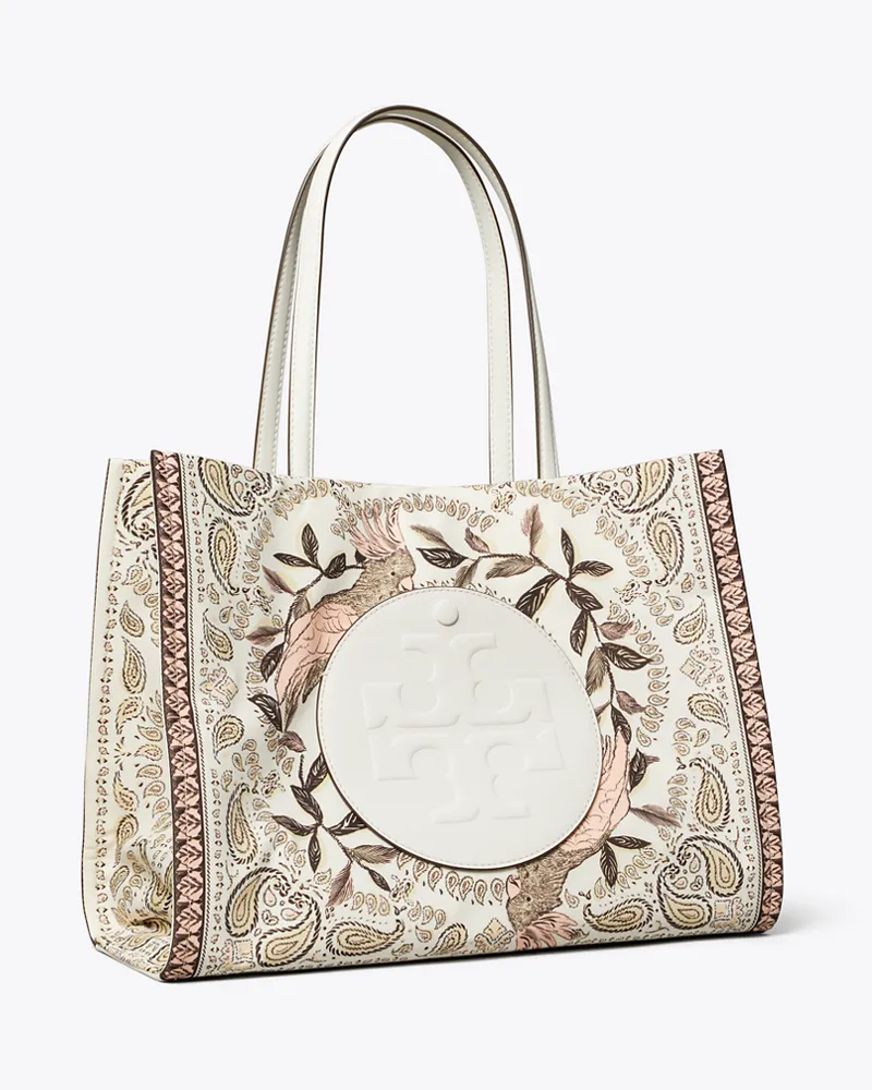 Tory Burch Damen Kleine, bedruckte Ella Tote Bag Pink