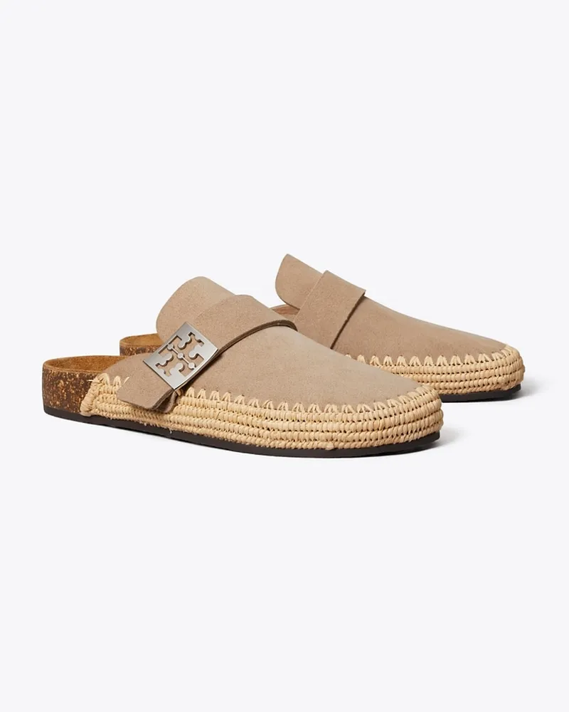 Tory Burch Mellow Pantolette aus Raffiabast Avola