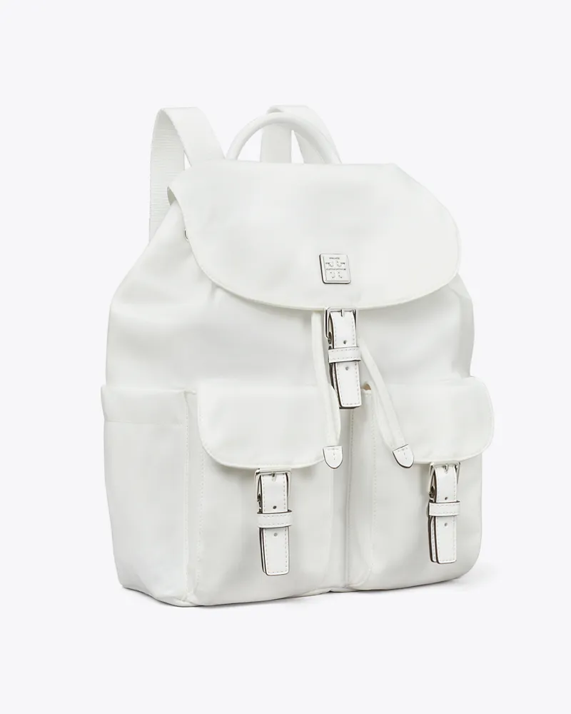 Tory Burch Damen Virginia Rucksack White
