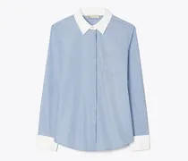 Damen Gestreiftes Button-down-Hemd