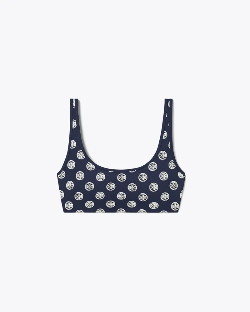 Tory Burch Damen Compression BH mit T-Monogramm und U-Ausschnitt Tory