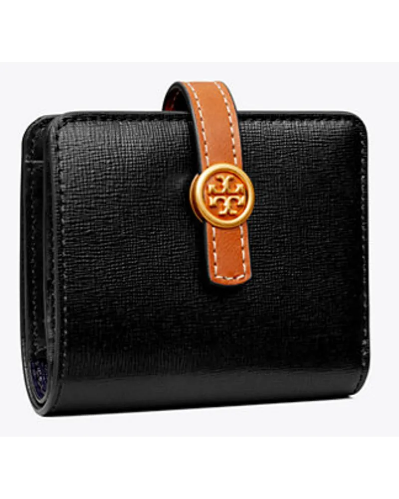 Tory Burch Robinson Mini Wallet Black