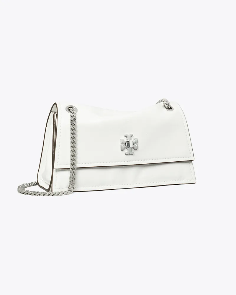 Tory Burch Damen Mini Kira Turnlock Shoulder Bag Bianco
