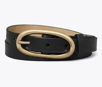 Damen 2,5 cm breiter Gürtel mit großer Piercing-Schnalle