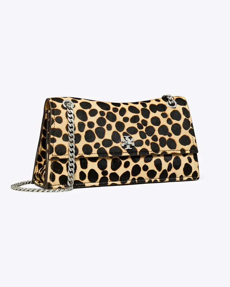 Tory Burch Kira Schultertasche aus Kalbshaar mit Drehverschluss Trench