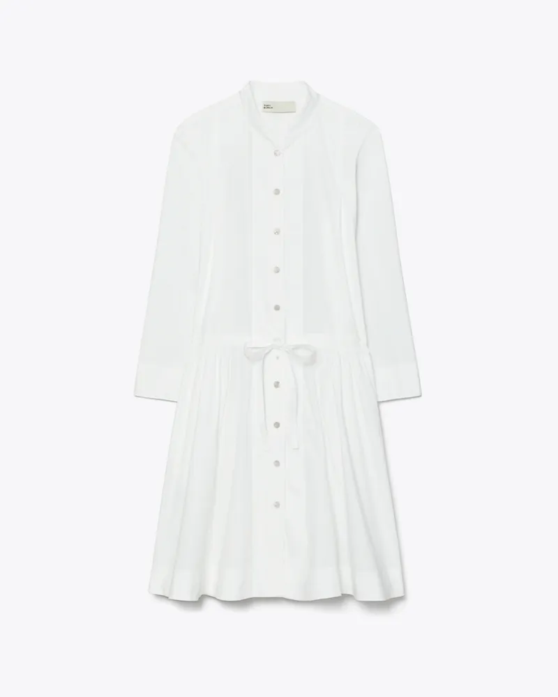 Tory Burch Damen Minikleid aus Baumwolle White