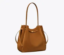 Damen Große Romy Bucket Bag aus Wildleder