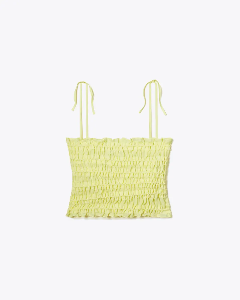 Tory Burch Damen Gesmoktes Top aus Viskose Lumen