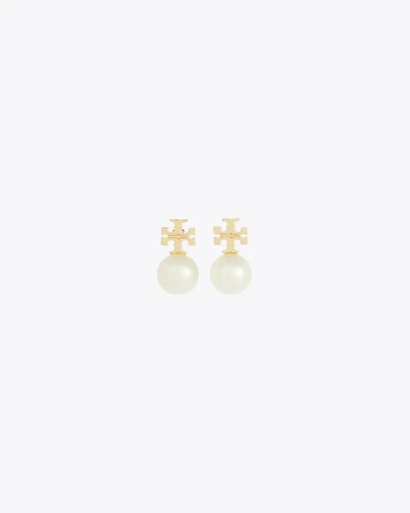 Tory Burch Damen Ohrstecker mit Perlen Tory
