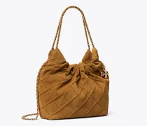 Damen Mini Fleming Hobo Bag aus weichem Wildleder