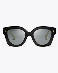 Tory Burch Miller Square Sunglasses Black