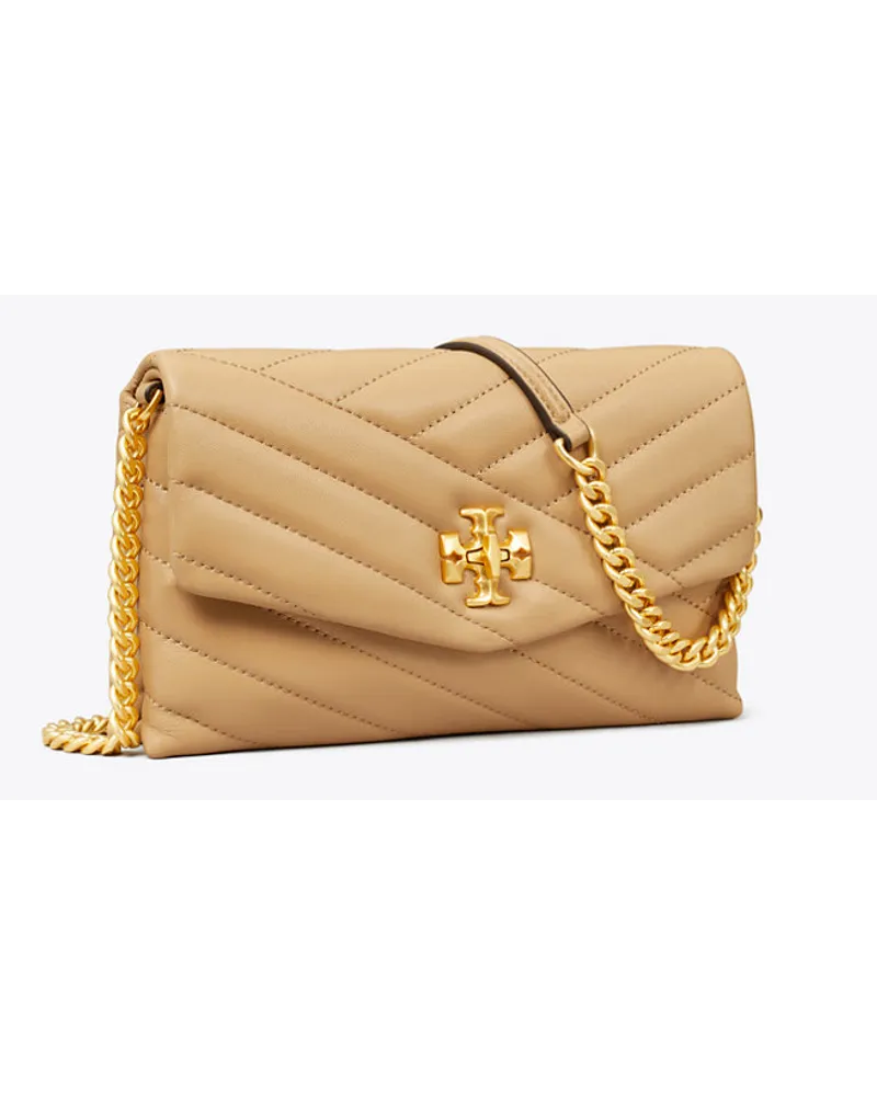 Tory Burch Kira Chevron Chain Wallet Desert