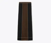 Damen Wollrock in Colorblock-Optik